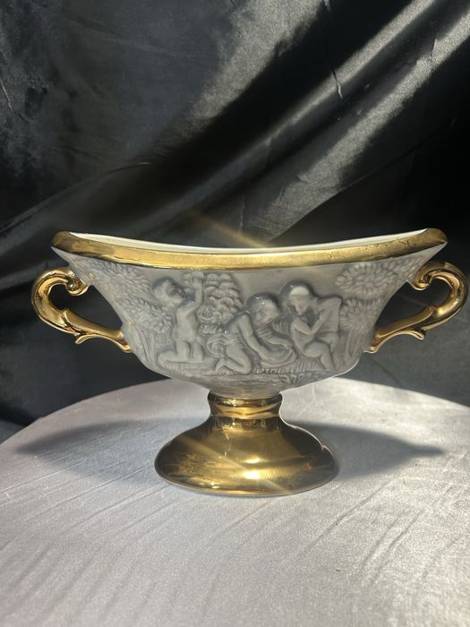 Waza dekoracyjna Ceramica Le Torri – Włochy – klasyczny styl antyczny