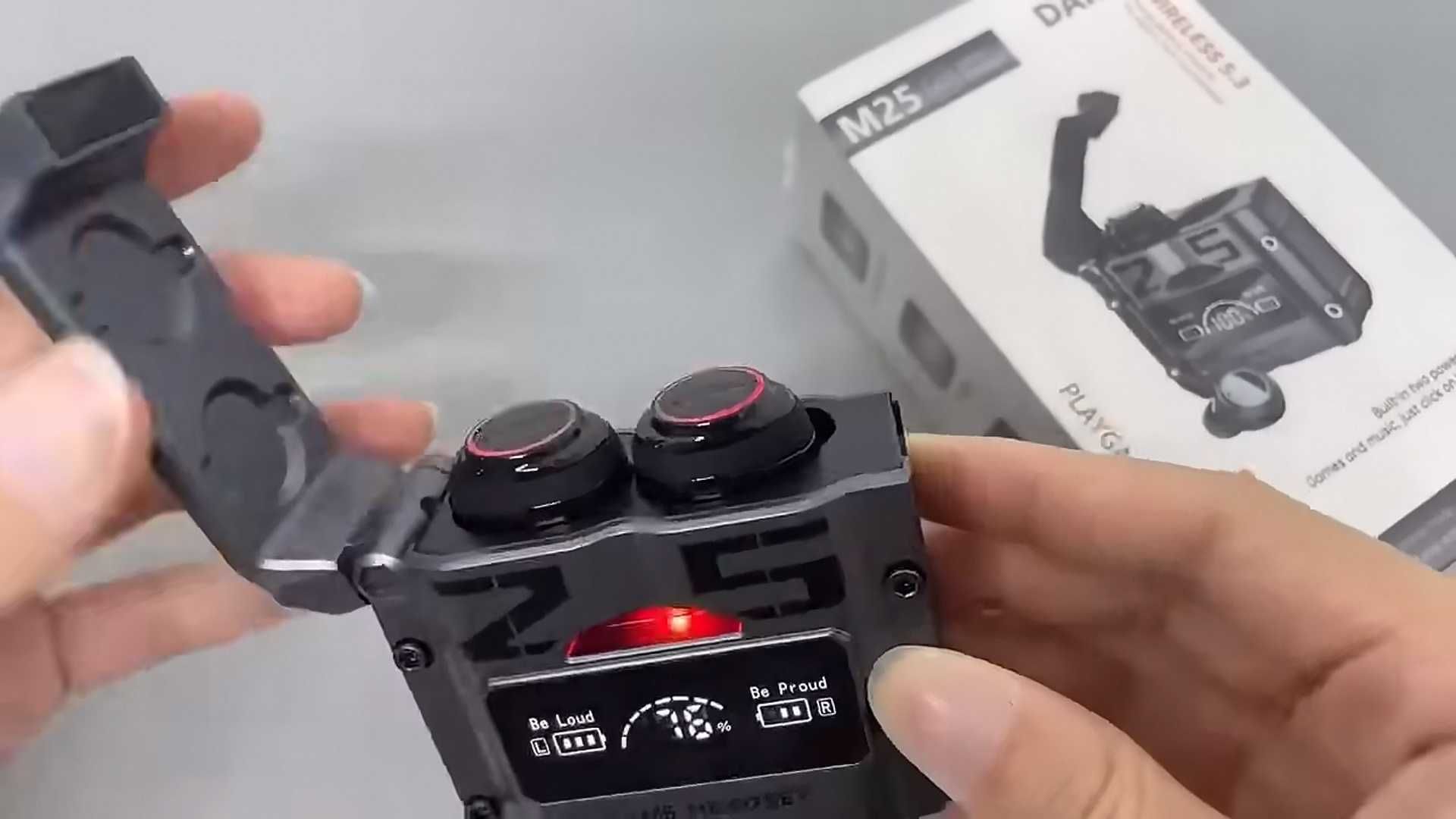 Геймерські сенсорні Bluetooth 5.3 навушники TWS M25.(ультра–швидкі)