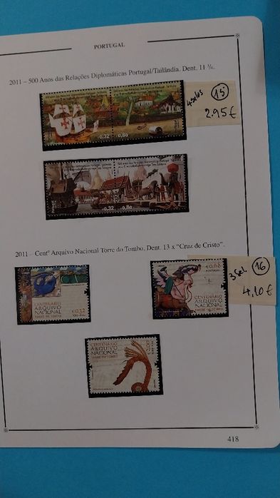 Selos de Portugal Novos c/goma-2011-Ref. 1 -26/11