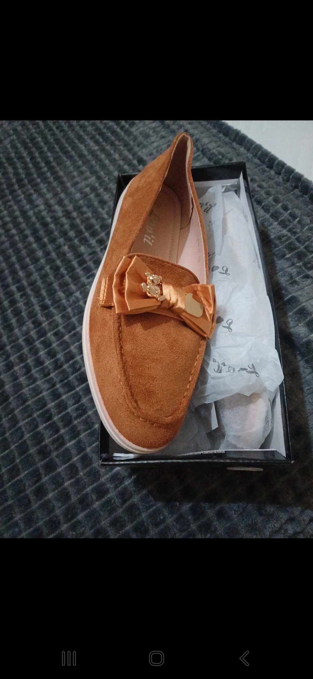 Mocassins camel 40