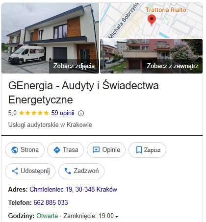 Świadectwo energetyczne
