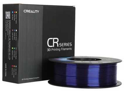 Оригінальний  CREALITY CR-PETG, 1 кг, прозор, проз.синій, чорн, білий
