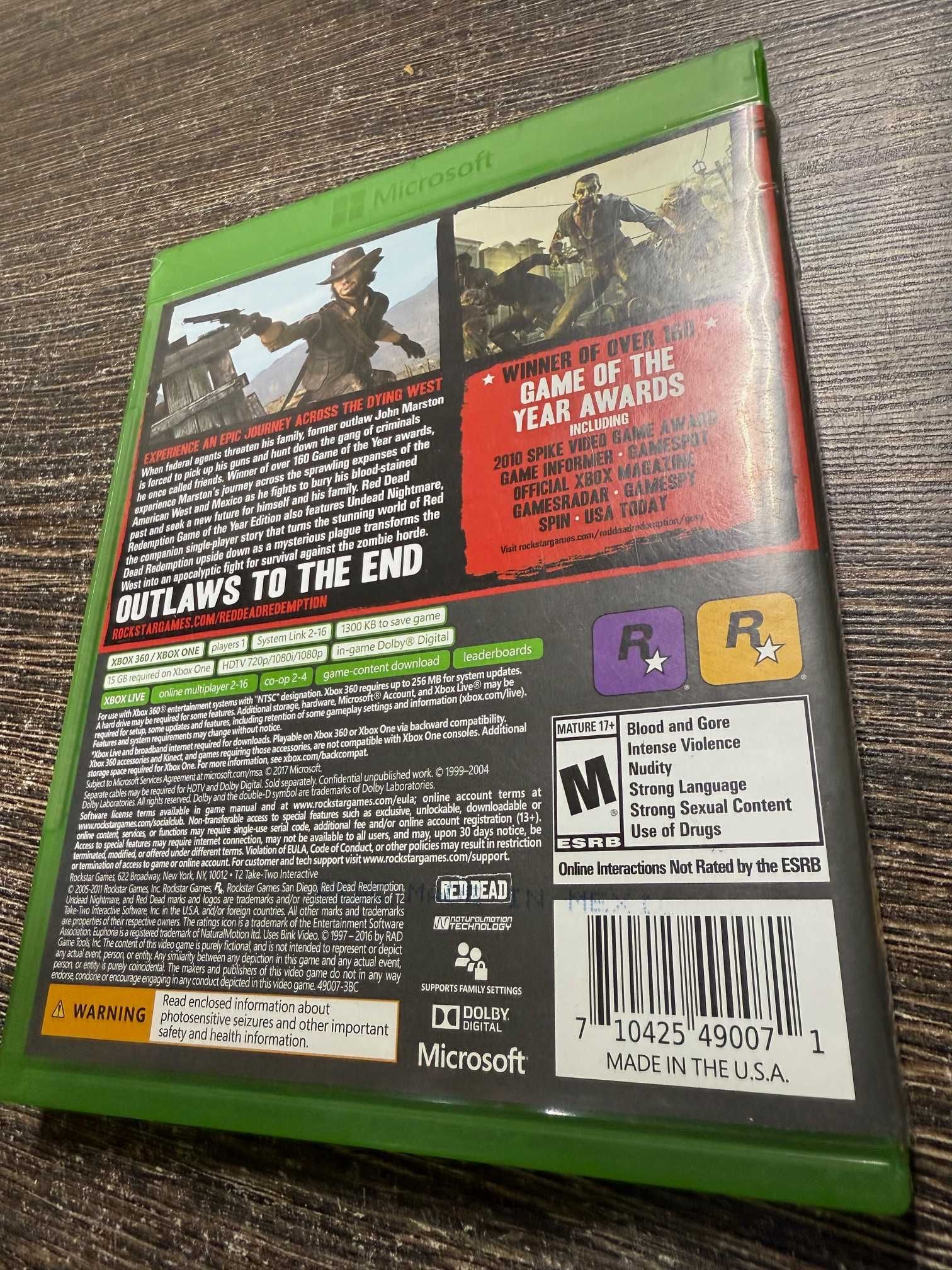 Gra XBOX 360 Red Dead Redemption Goty Game Of The Year Edition