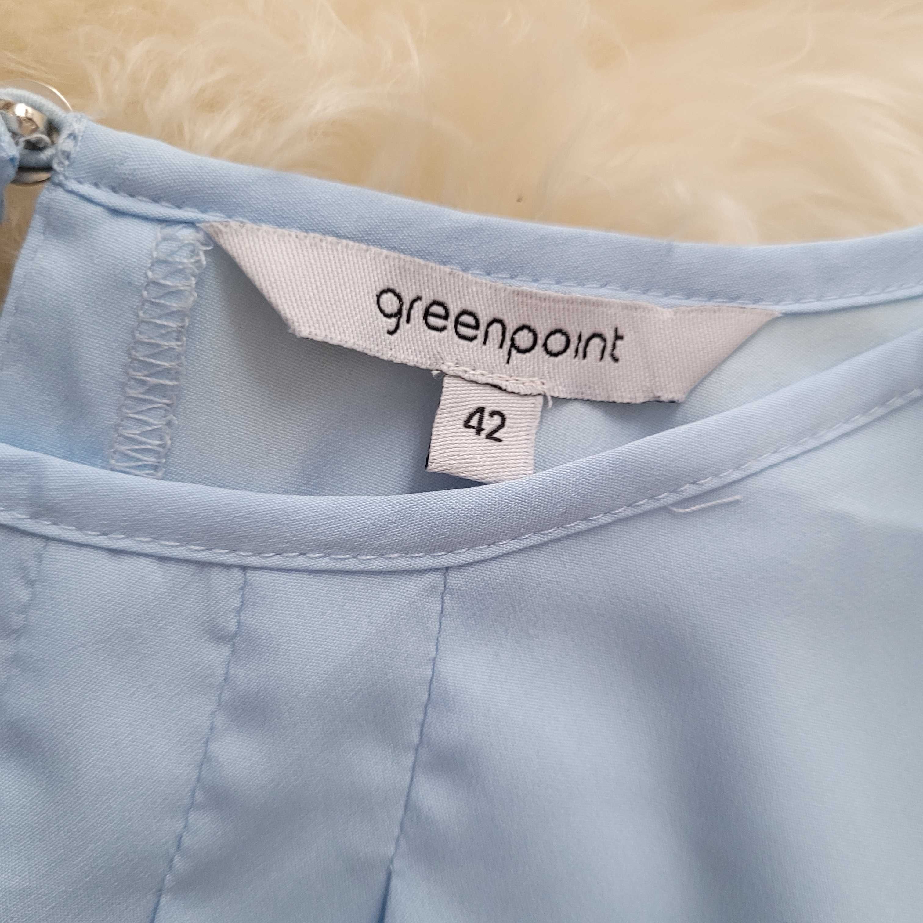 Greenpoint błękitna bluzka jak NOWA roz. 42 L / XL