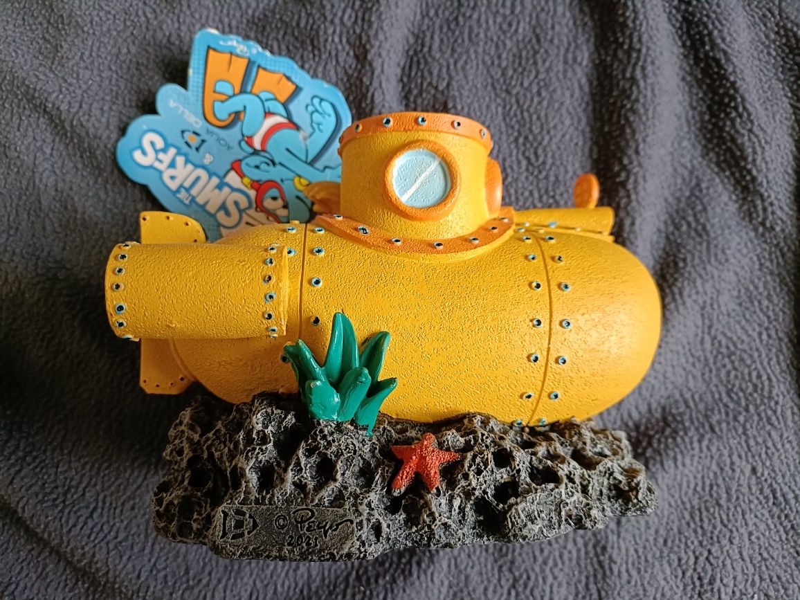 Nurkujące Smerfy - łódź podwodna Smerfetka Peyo