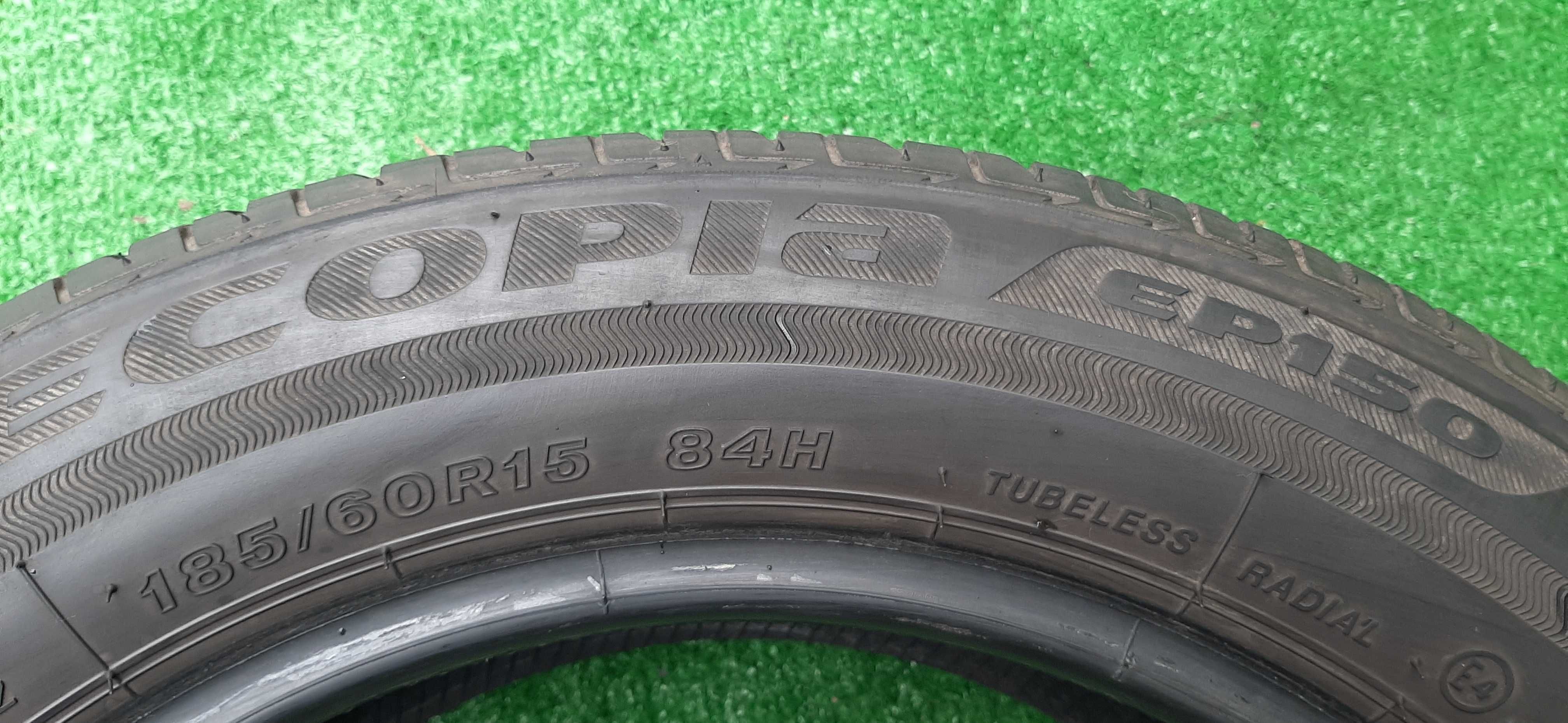 Opona Letnia 185/60/15 Bridgestone Ecopia EP150 6,5mm / 2017r / montaż