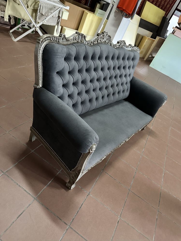 Terno de sofas rusticos