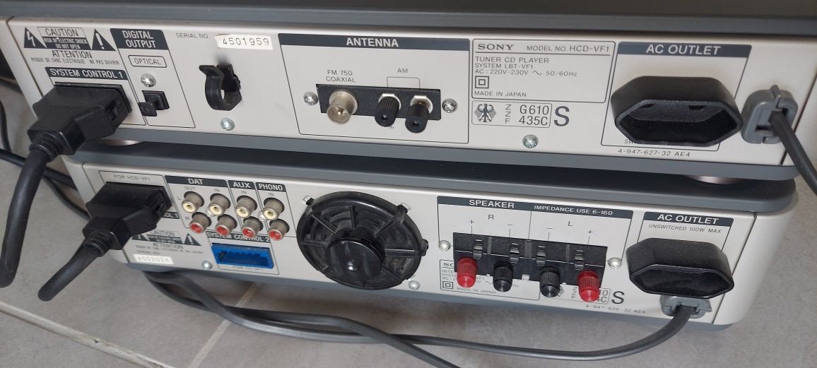 Sony Ta VX-1 , Hcd vx1