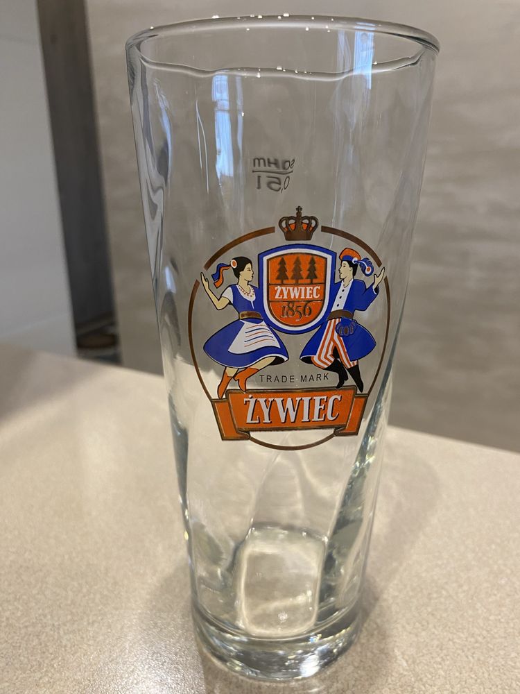 Szklanka, pokal do piwa Żywiec 0,5 l