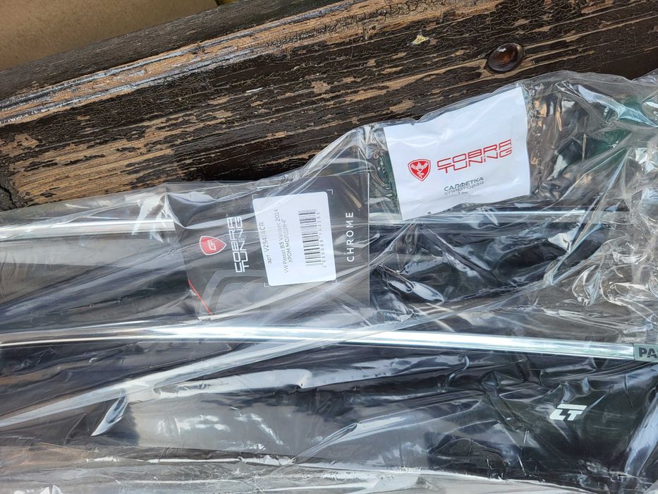 Дефлектори з хромнакладкою на пассат б8універсал