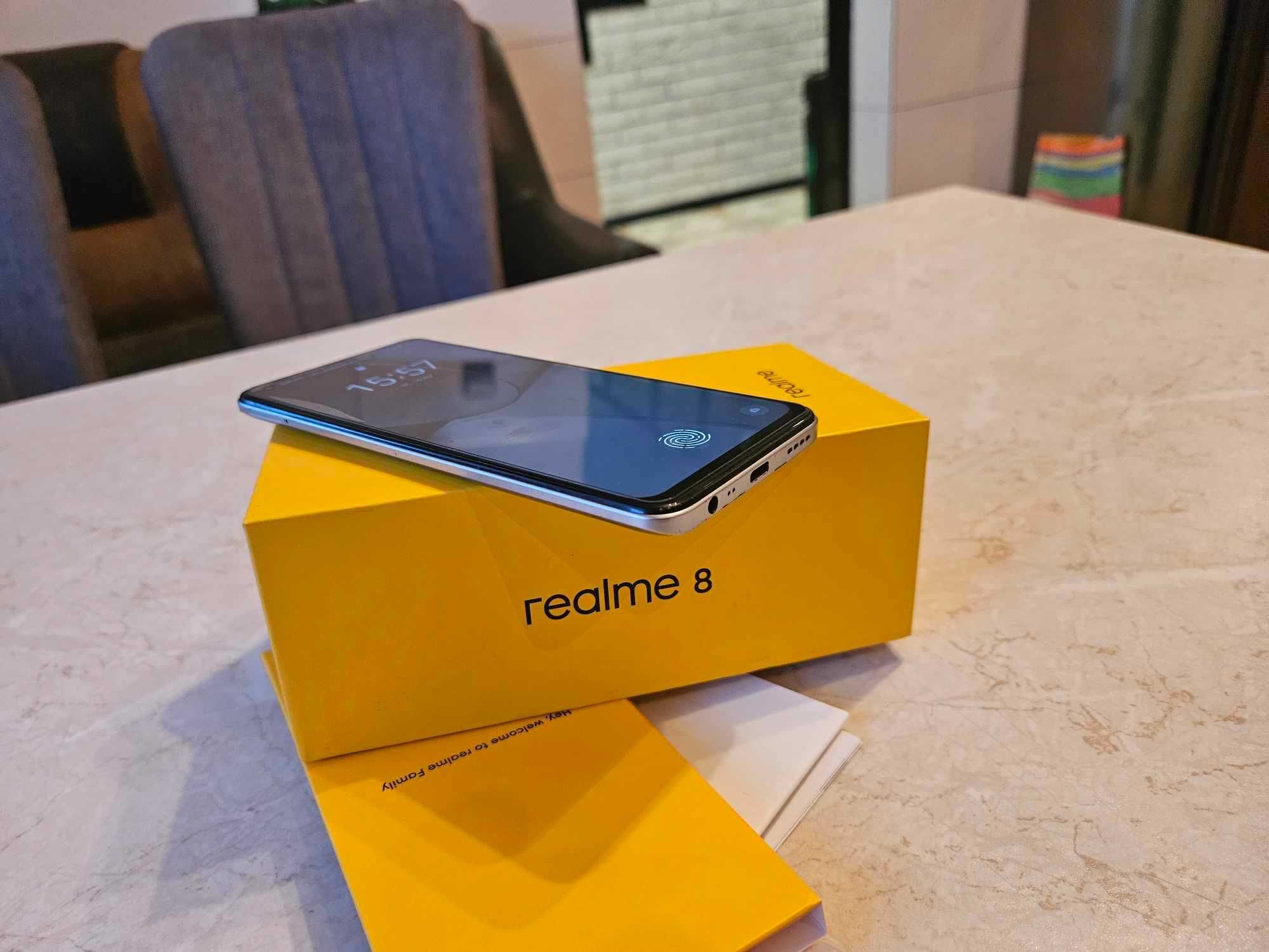 REALME 8 6/128GB Cyber Silver  zegarek realme watch 3 gratis