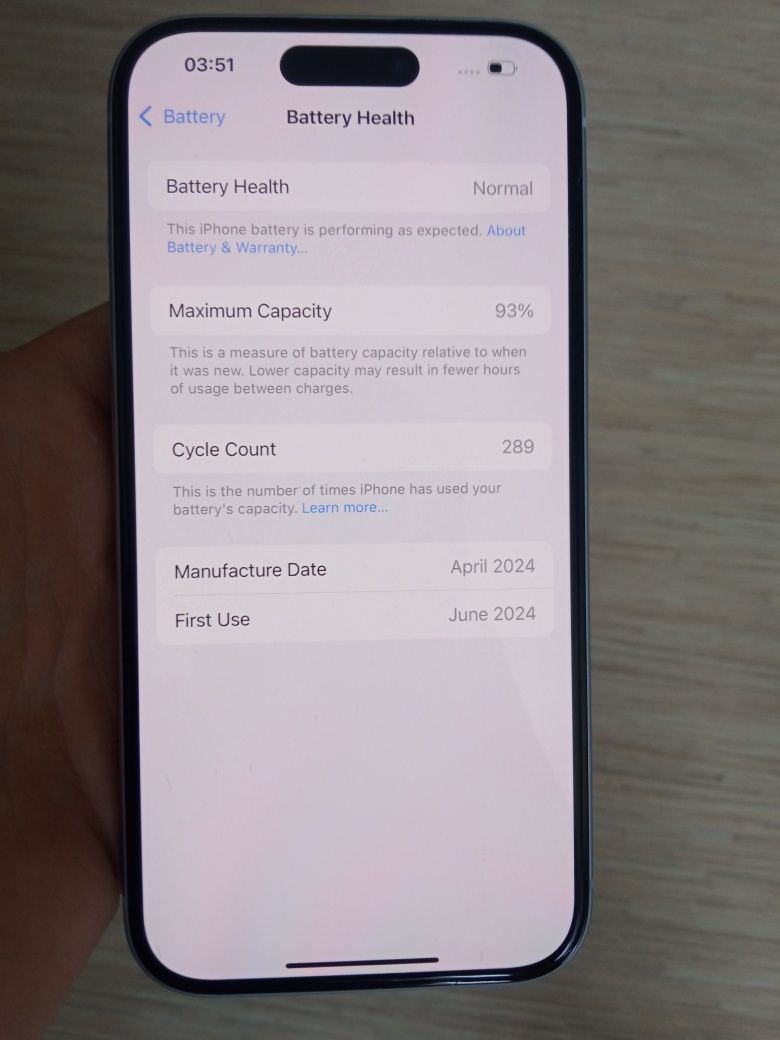iPhone 15 128GB + kostka i dowód zakupu 93%baterii