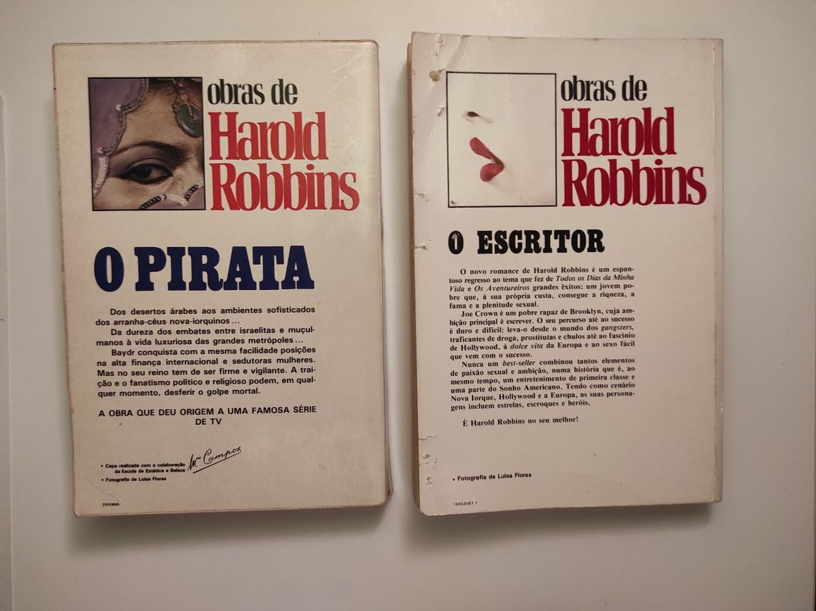 Livros de Harold Robbins 4€ unidade