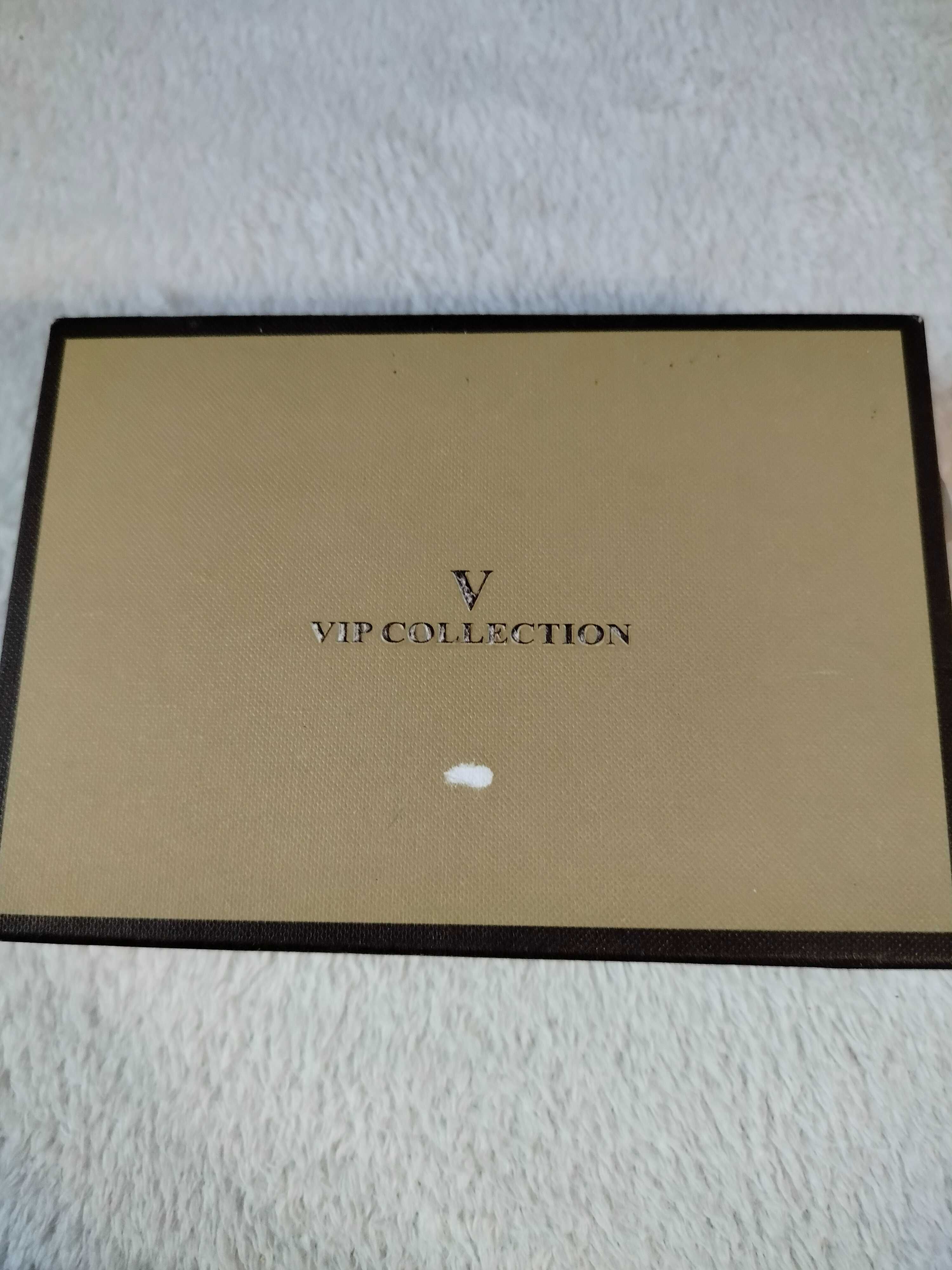 Portfel męski nowy VIP collection skórzany