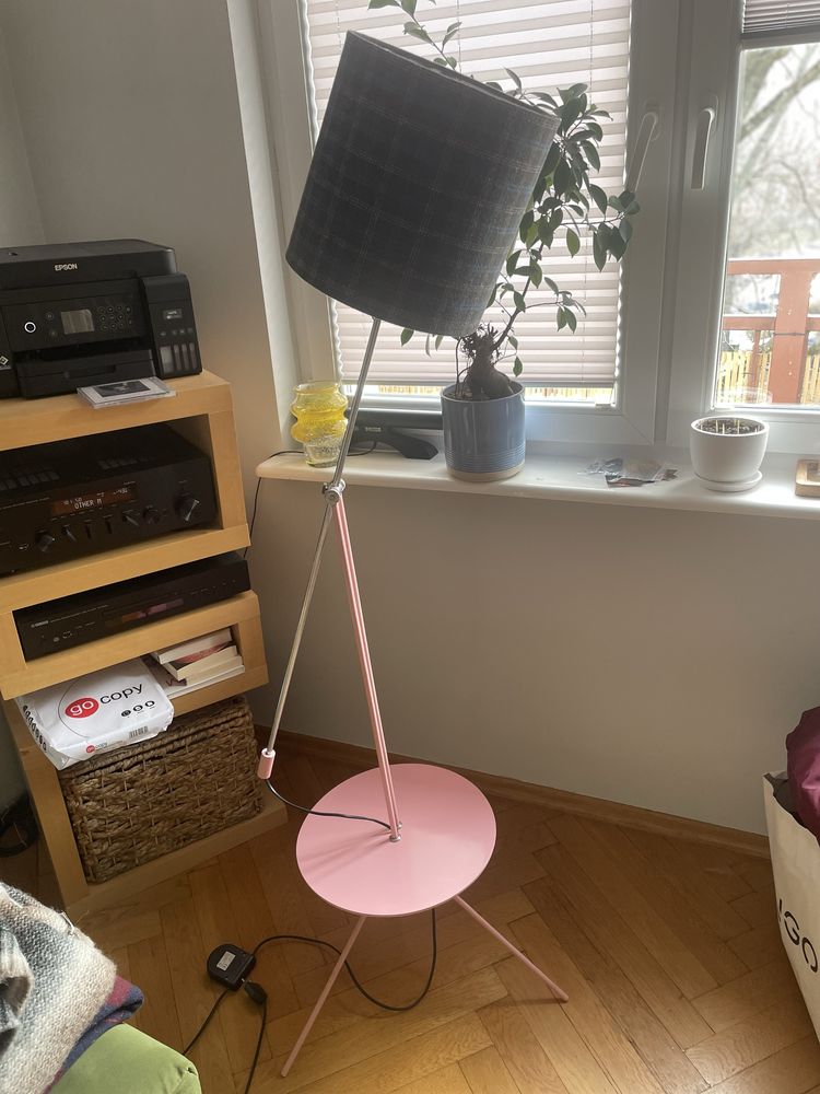 Lampa stojąca patyczak PRL design vintage