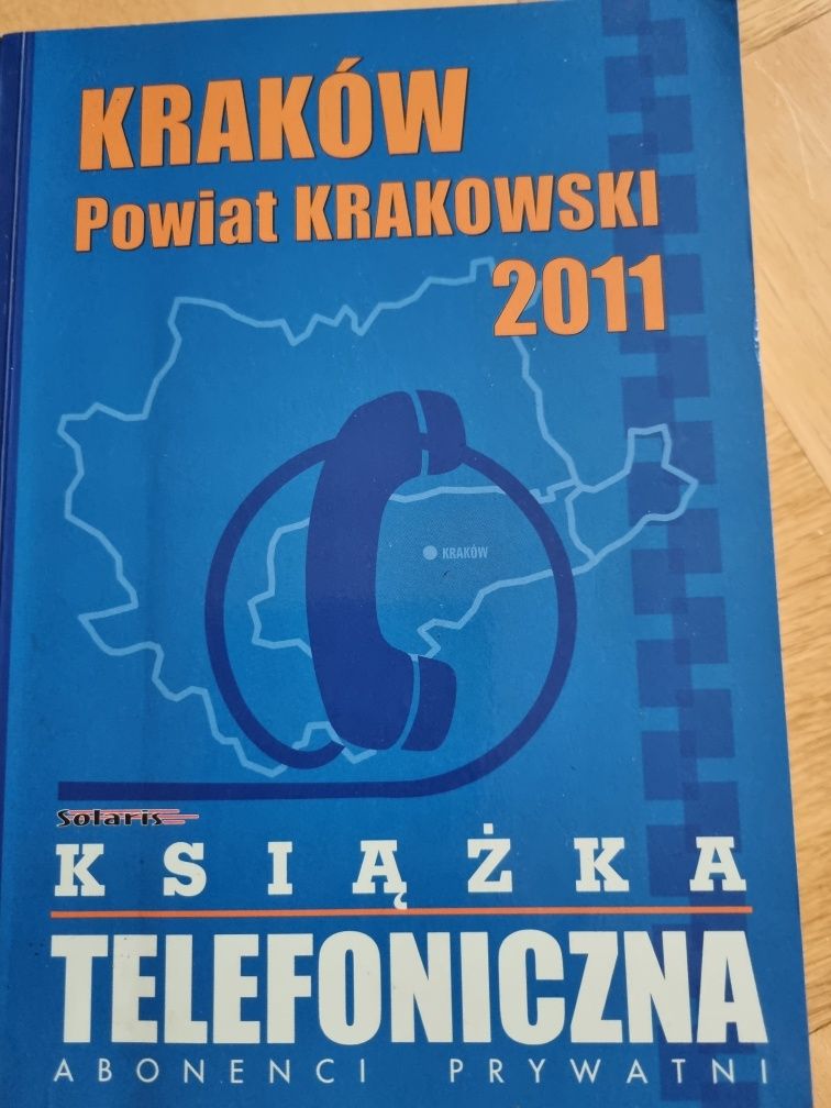 Książka telefoniczna Kraków I powiat 2011r.