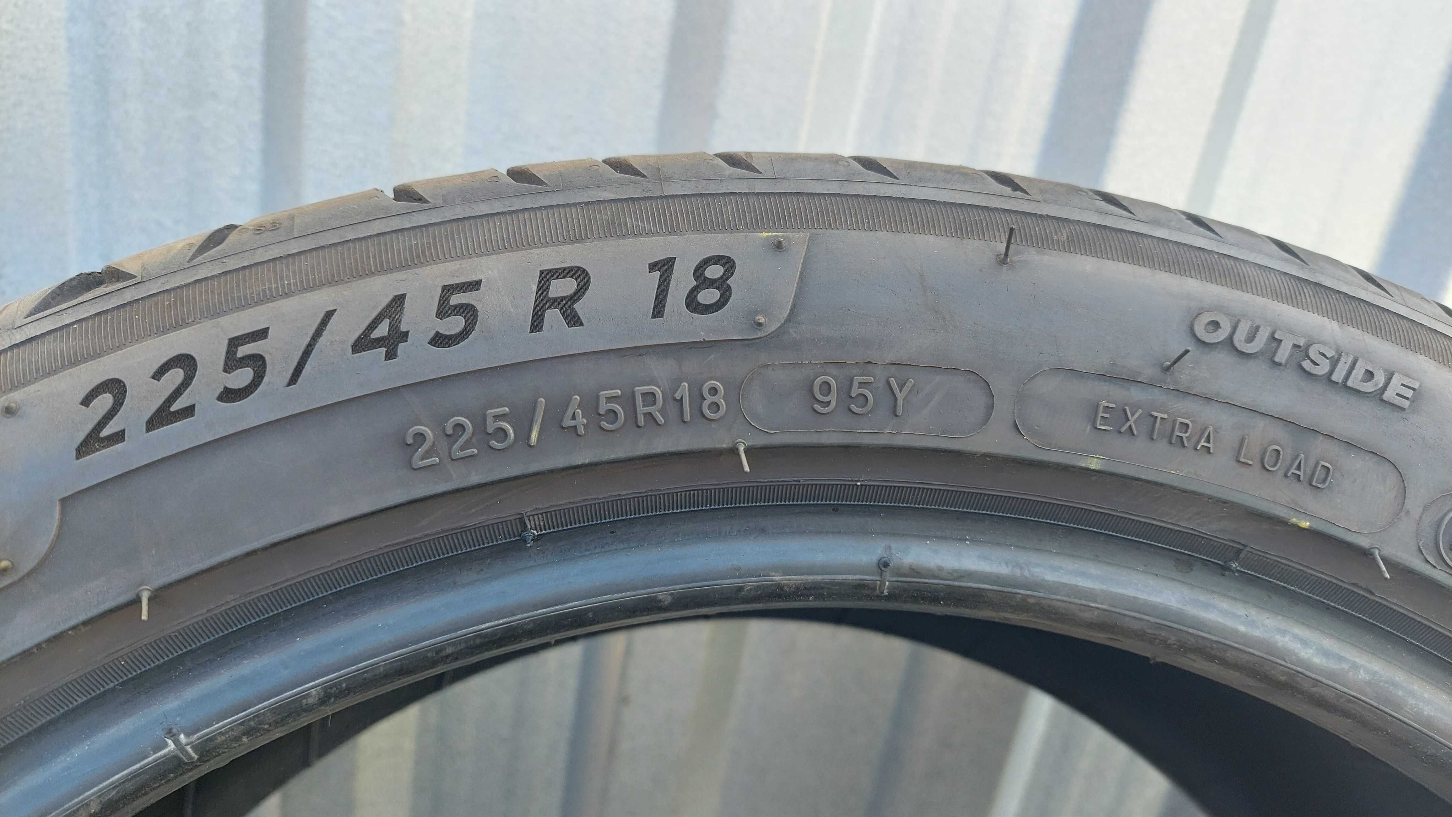 Opony letnie 225/45r18 95Y XL + 255/40r18 99Y XL Michelin Primacy 4 MO