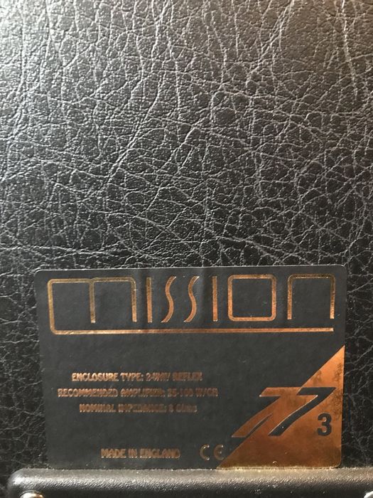 Kolumny głośnikowe mission 773 8ohm nie wysylam