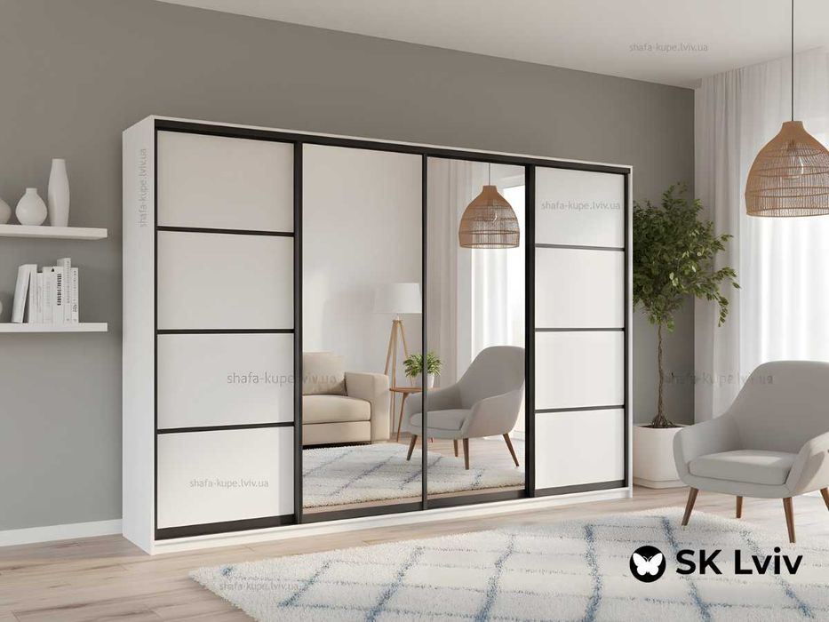 Під замовлення!  Шафа купе 300см ширина - супер ціна - зручна і гарна