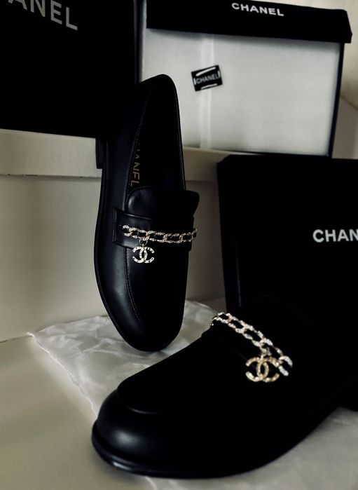 Мокасины Chanel оригинал 39 размер новые