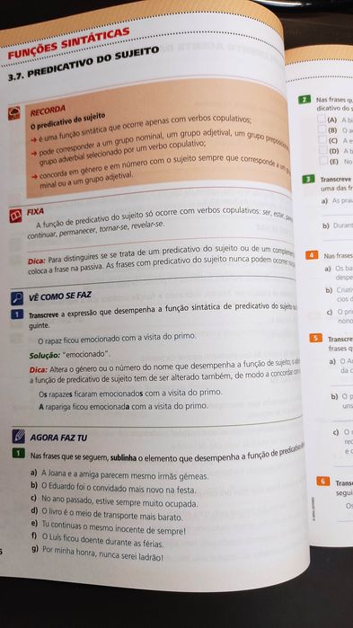 Ótima Gramática para o exame de Português 9°ano