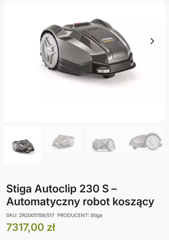 Kosiarka Stiga Autoclip 230 S – Automatyczny robot koszący