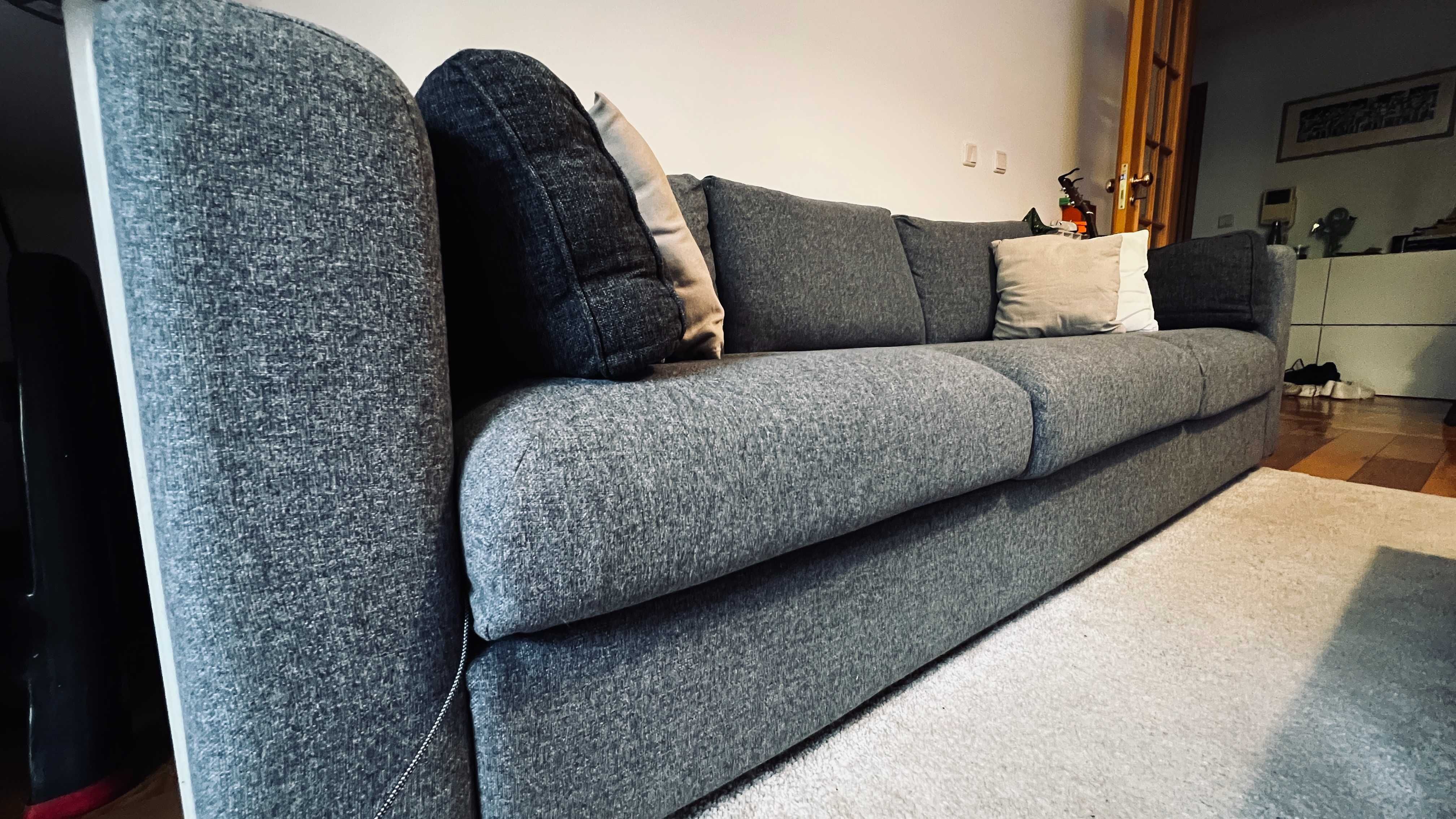 Sofá Vimle IKEA Gunnared cinz