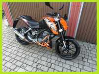 Piękmy Duke 125 z Niemiec na kat B, 1 Wł Bezwypadek MOTOCYKLE ŻURAWICE