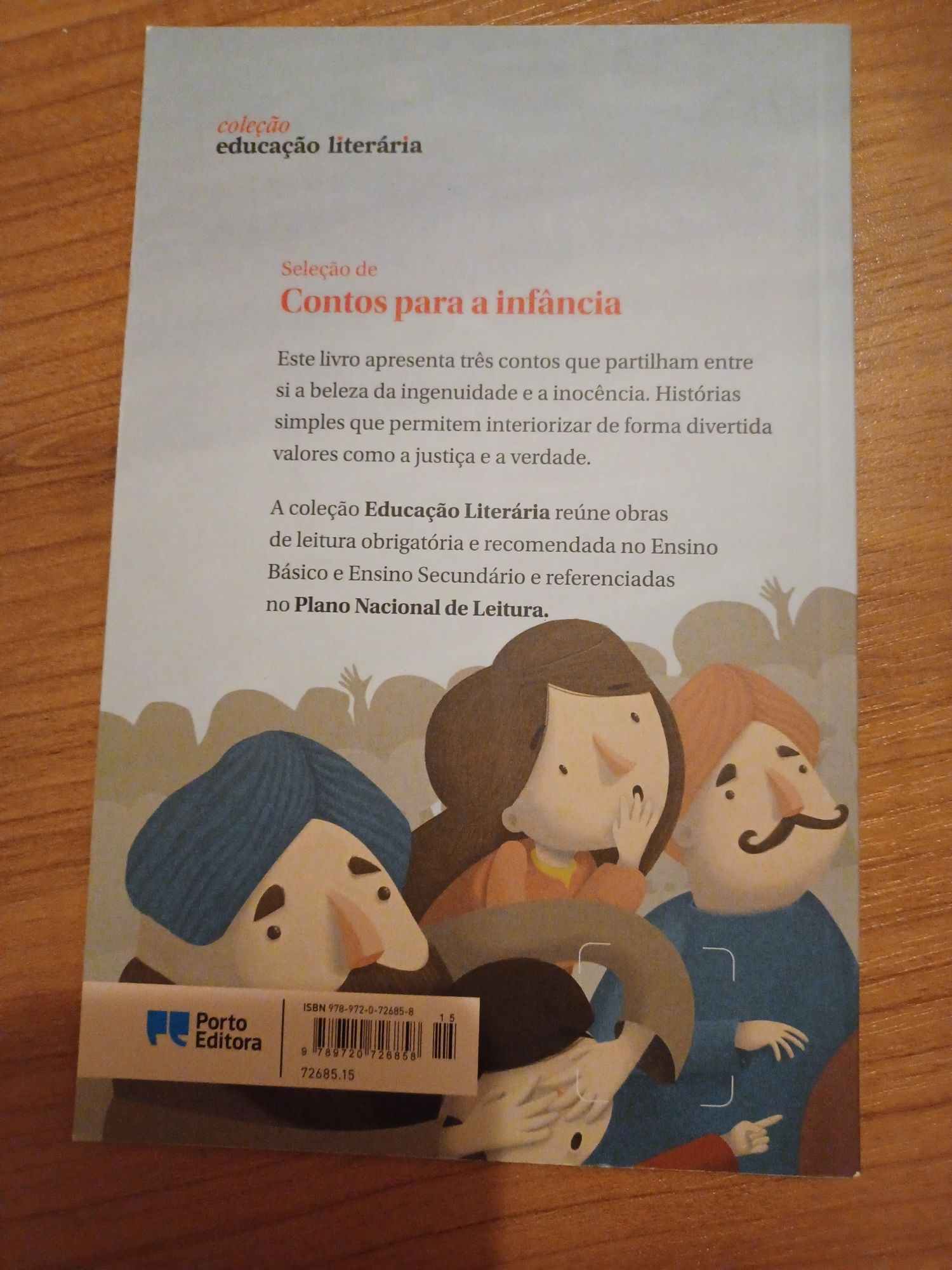 Livro Contos para a infância de Guerra Junqueiro - PNL 3 Ano