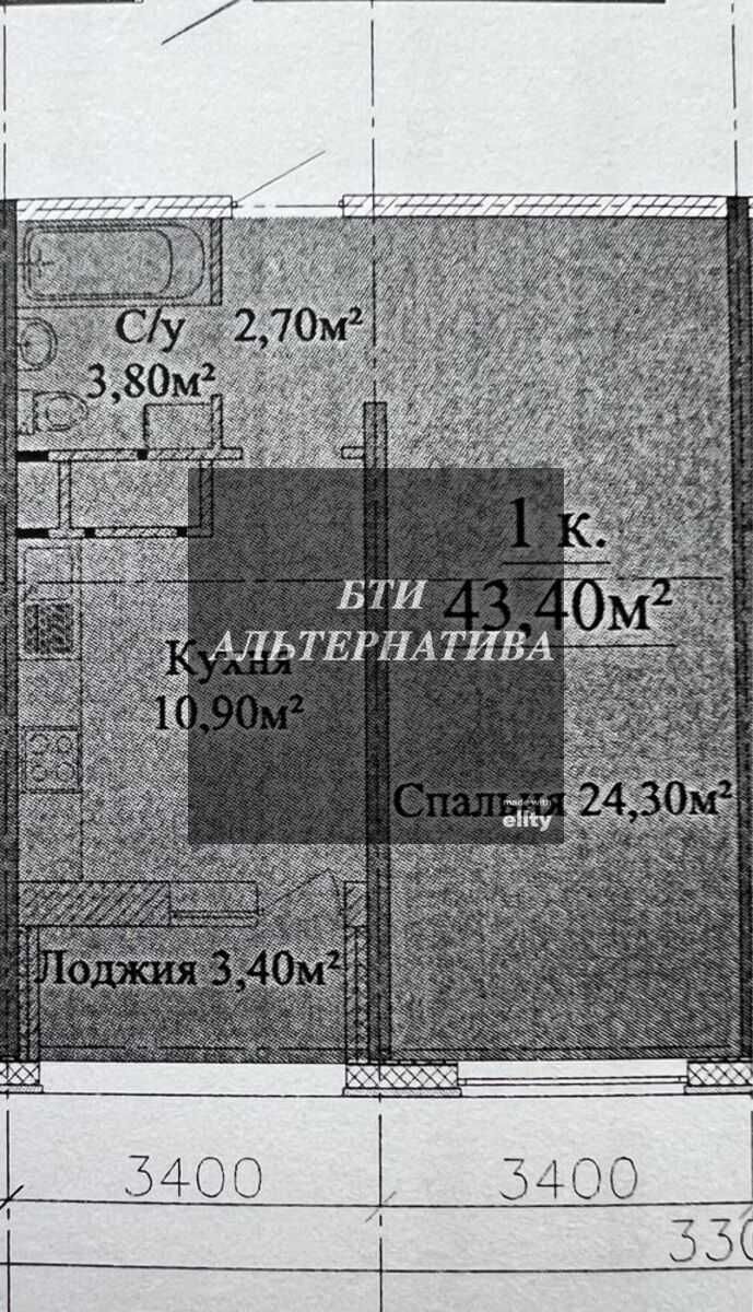 1-ком. квартира в Альтаир-3 на Жаботинского