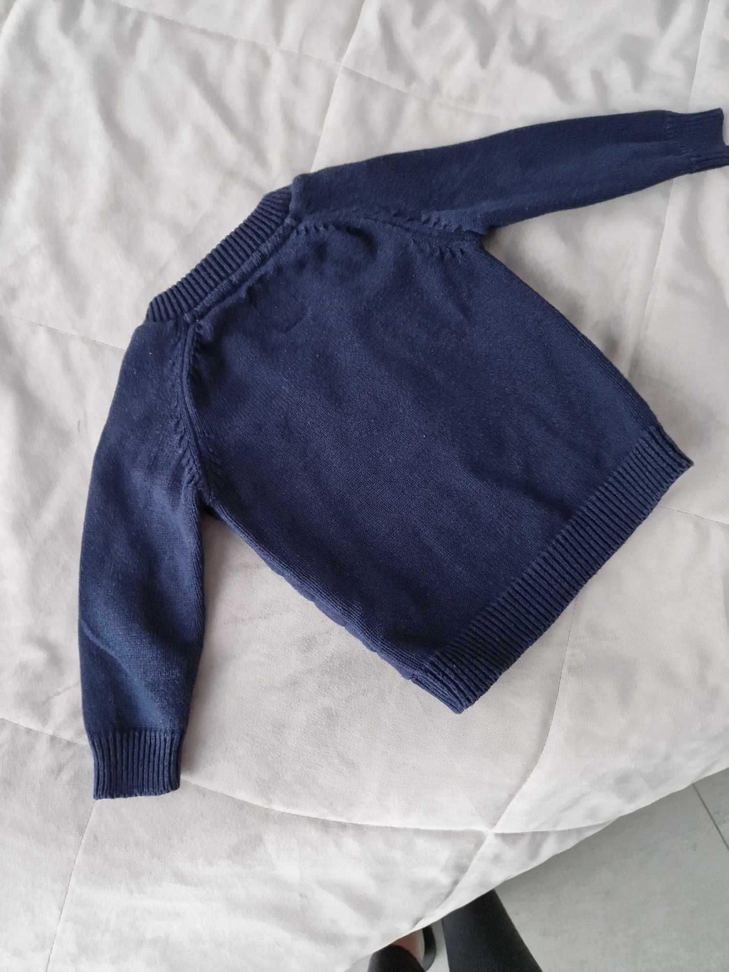 Sweter na suwak dla chłopca rozmiar 86 Zara