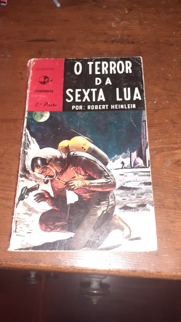 O terror da sexta lua livro raro cosmonauta ficção científica