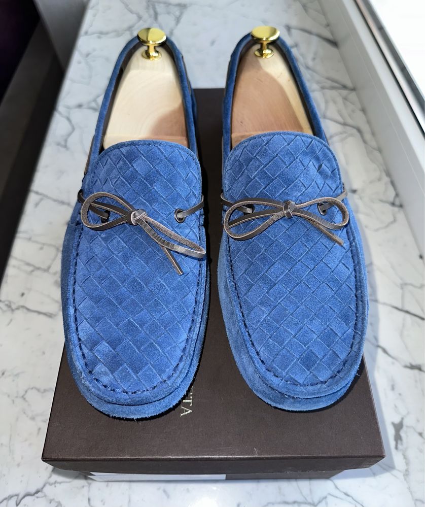Мокасины из замши Bottega Veneta