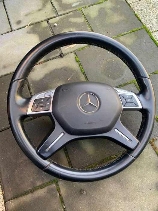 kierownica poduszka komplet mercedes c klasa w204 lift