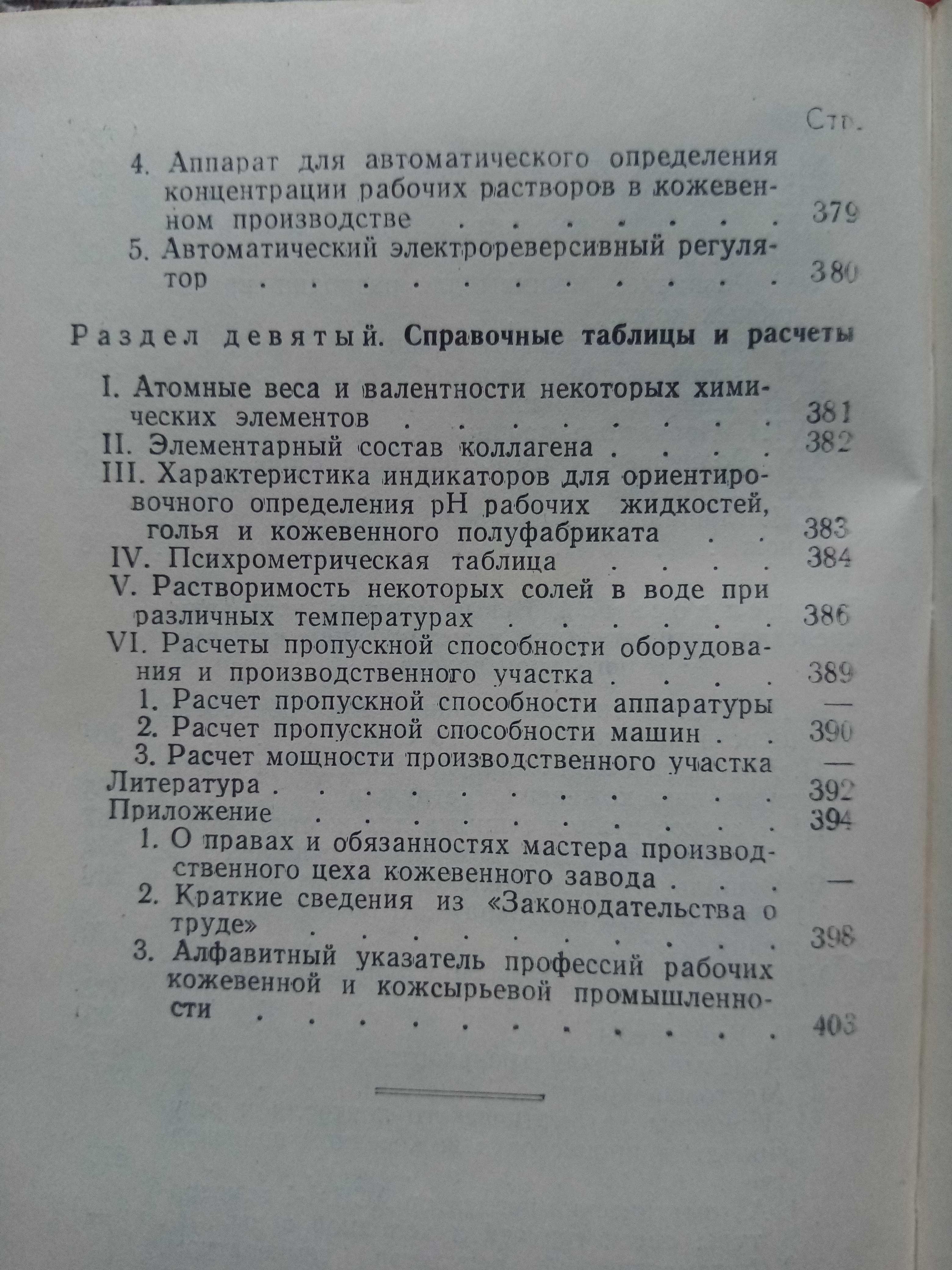 Справочник мастера производства шорно-седельных и технических кож