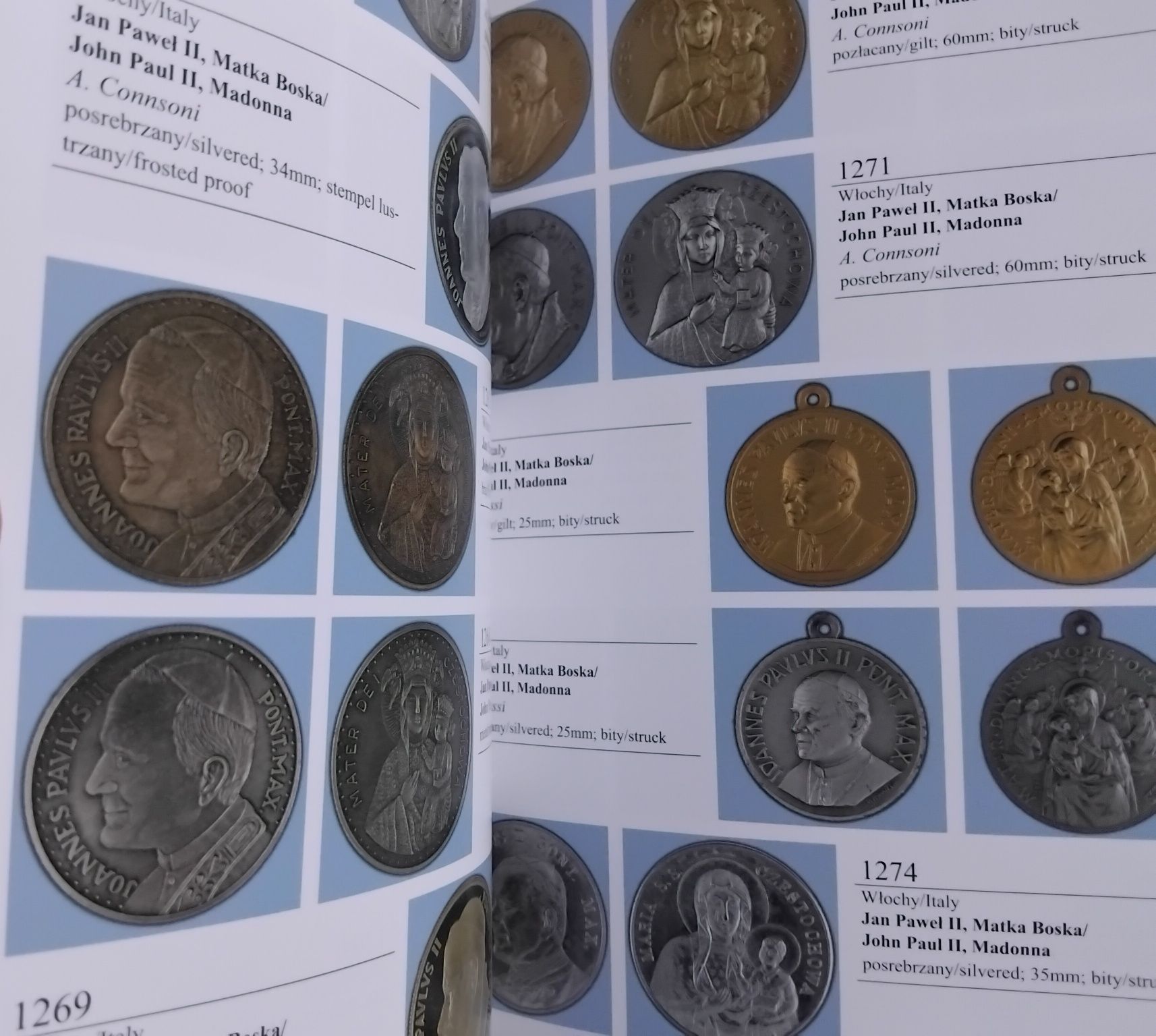 Katalog Jan Paweł II na monetach i medalach świata W. Grabowski