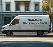 Oklejanie aut firmowych i dostawczych - reklama na busie, naklejka