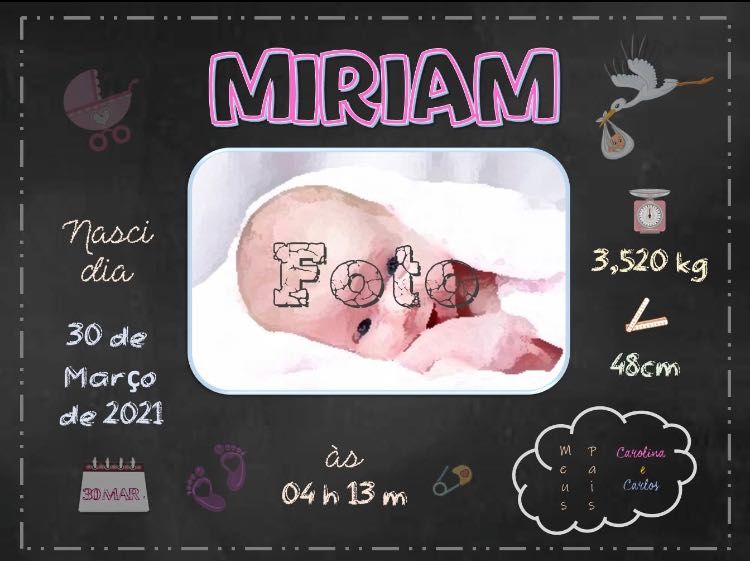 Maternidade quadros personalizados