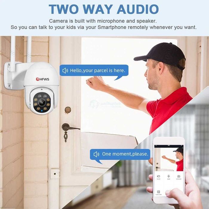 Kit Vídeo Vigilância WIFI Profissional 4 Câmaras Exterior 1080P
