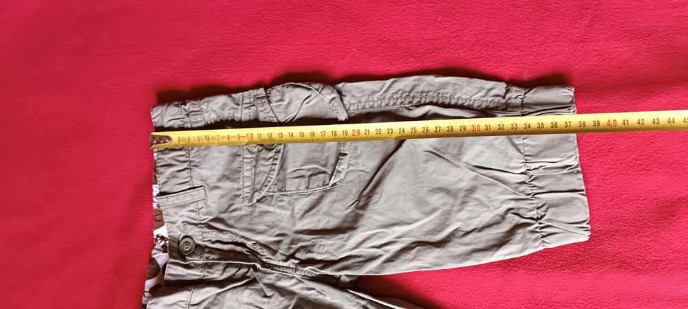 Spodnie oliwkowe zara kids 104