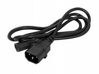 Kabel zasilający AC do komputera PC - przedłużacz NOWY 3x0,75mm2