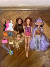 Лот кукла/лялька Барбі йога/Лол омг/Barbie made to move/Мідж