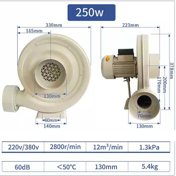 Витяжка для лазерного верстата, вентилятор, вытяжка