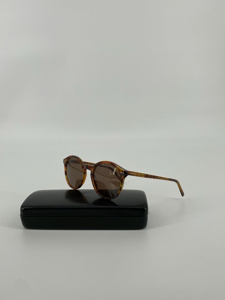 Damskie okulary przeciwsłoneczne Ace&Tate Monty Lenonki Brązowe Havana