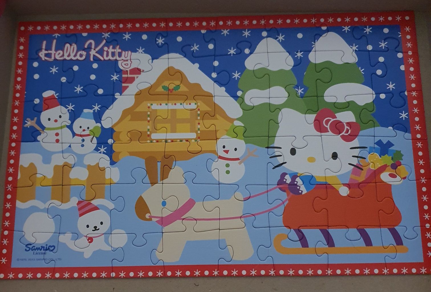 Puzzle Hello Kitty 3 x 48 elementów