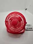 Mini wentylator bateryjny 10cm, regulowany, 2xAAA czerwony