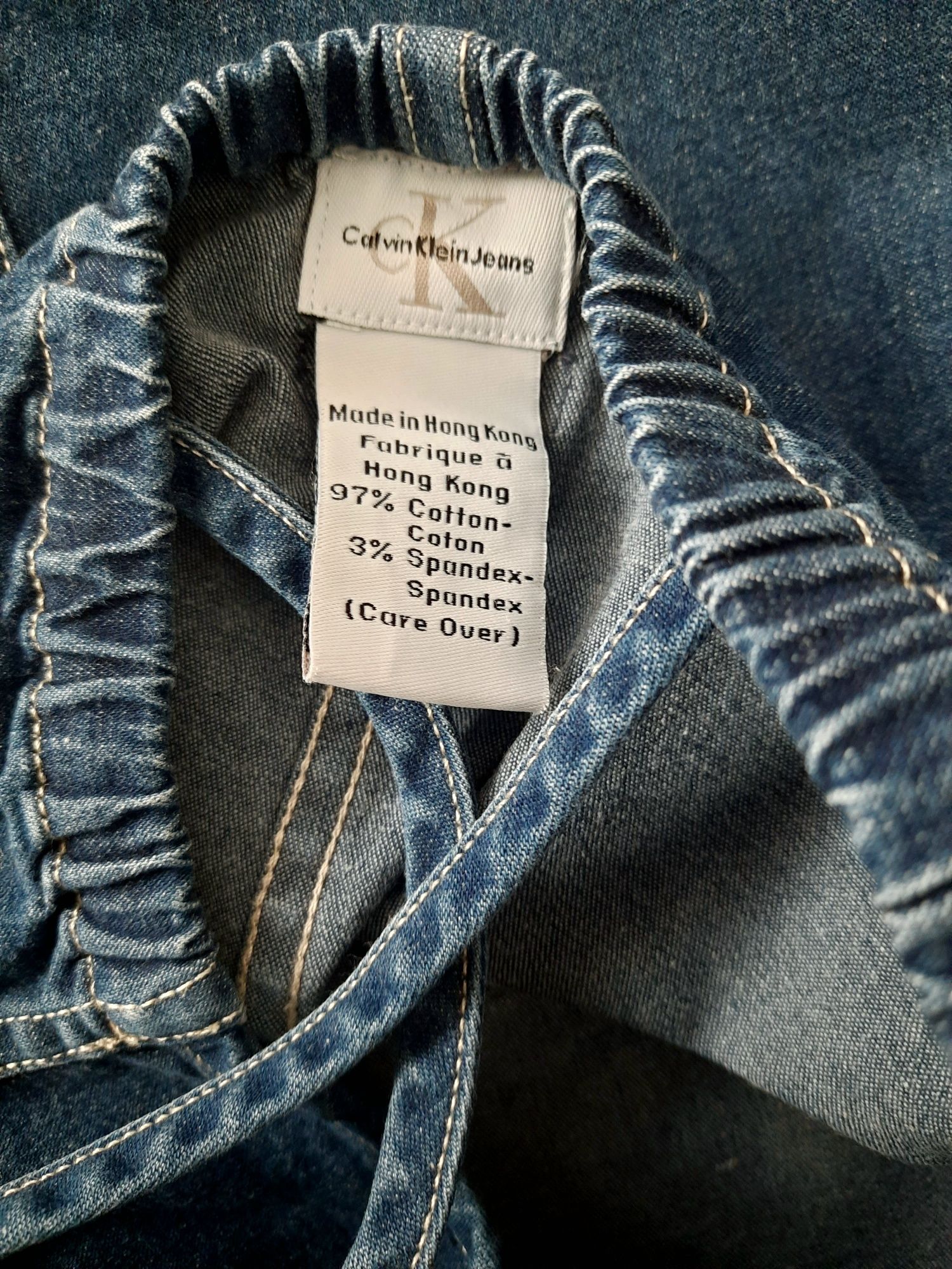 Sukienka jeansowa jeans Calvin Klein 110