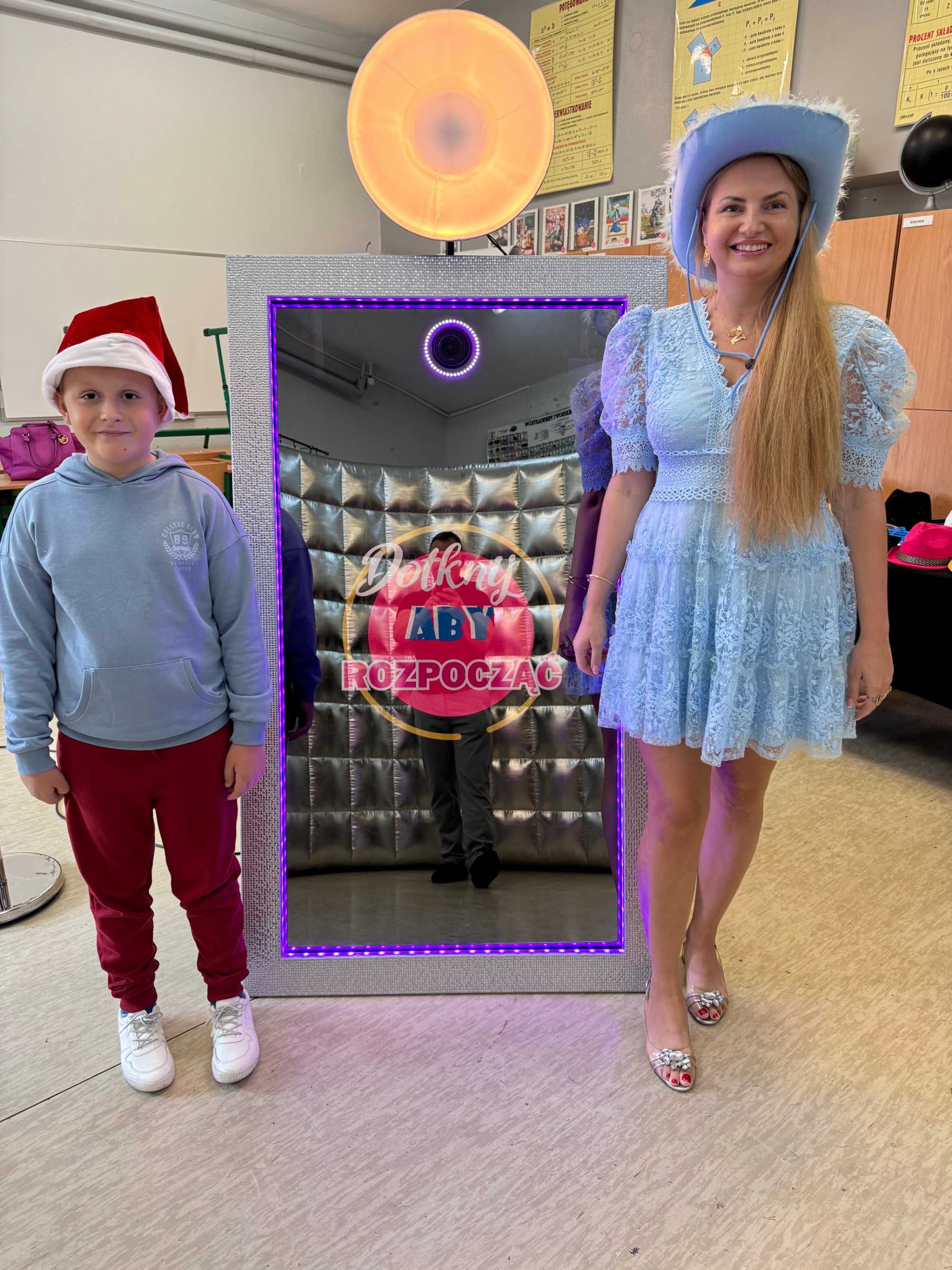 Footolustro, największe na rynku 65",Magiczne lustro, Fotobudka 360
