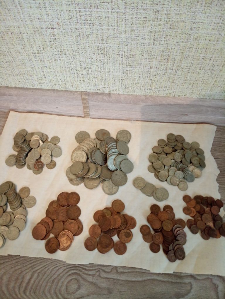 Монети СССР,багато