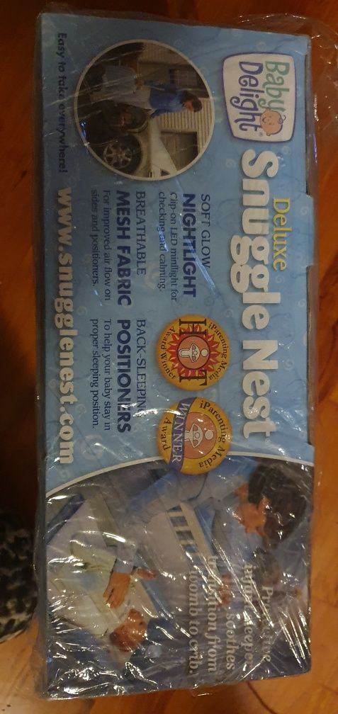 Snuggle nest zabezpieczające łóżeczko dla noworodka do łóżka rodziców